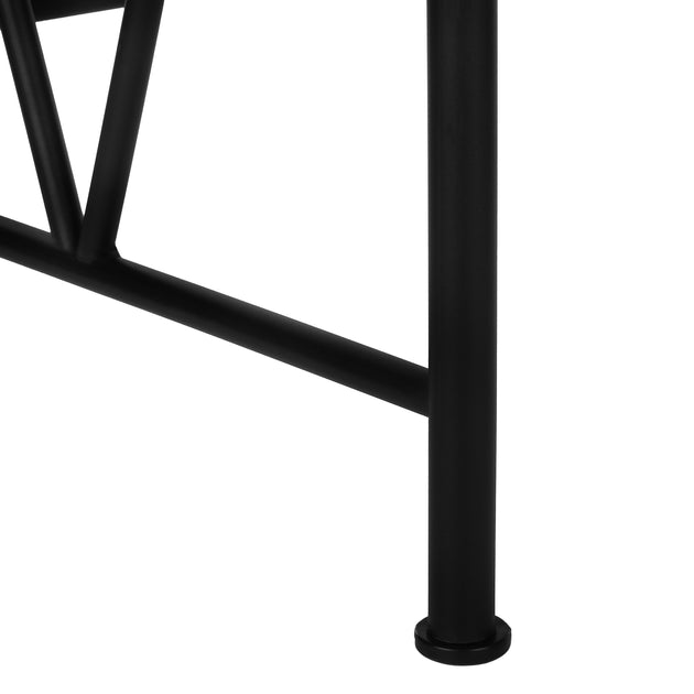 I 7672 Computer Desk - 48"L / Light Reclaimed Wood / Black Metal - Furniture Depot