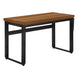 I 7675 Computer Desk - 48"L / Walnut / Adj.Height/ Black Metal - Furniture Depot (7881149579512)