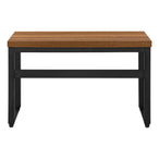 I 7675 Computer Desk - 48"L / Walnut / Adj.Height/ Black Metal - Furniture Depot (7881149579512)