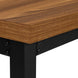 I 7675 Computer Desk - 48"L / Walnut / Adj.Height/ Black Metal - Furniture Depot (7881149579512)