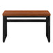 I 7676 Computer Desk - 48"L / Cherry / Adj.Height/ Black Metal - Furniture Depot