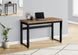 I 7677 Computer Desk - 48"L / Reclaimed Wood / Adj.Height/ Black - Furniture Depot