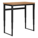 I 7677 Computer Desk - 48"L / Reclaimed Wood / Adj.Height/ Black - Furniture Depot