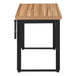 I 7677 Computer Desk - 48"L / Reclaimed Wood / Adj.Height/ Black - Furniture Depot