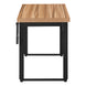 I 7677 Computer Desk - 48"L / Reclaimed Wood / Adj.Height/ Black - Furniture Depot
