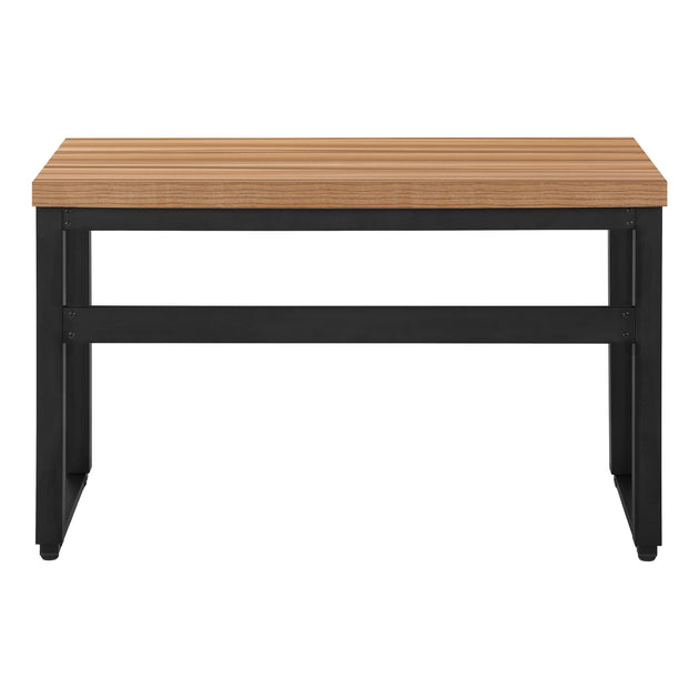 I 7677 Computer Desk - 48"L / Reclaimed Wood / Adj.Height/ Black - Furniture Depot