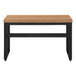 I 7677 Computer Desk - 48"L / Reclaimed Wood / Adj.Height/ Black - Furniture Depot