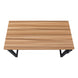 I 7677 Computer Desk - 48"L / Reclaimed Wood / Adj.Height/ Black - Furniture Depot