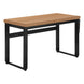 I 7677 Computer Desk - 48"L / Reclaimed Wood / Adj.Height/ Black - Furniture Depot
