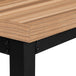 I 7677 Computer Desk - 48"L / Reclaimed Wood / Adj.Height/ Black - Furniture Depot