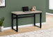 I 7679 Computer Desk - 48"L / Modern Taupe / Adj.Height/ Black - Furniture Depot (7881150529784)