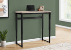 I 7679 Computer Desk - 48"L / Modern Taupe / Adj.Height/ Black - Furniture Depot (7881150529784)