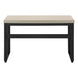 I 7679 Computer Desk - 48"L / Modern Taupe / Adj.Height/ Black - Furniture Depot (7881150529784)