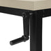 I 7679 Computer Desk - 48"L / Modern Taupe / Adj.Height/ Black - Furniture Depot (7881150529784)