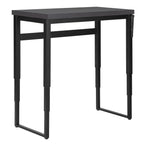 I 7680 Computer Desk - 48"L / Modern Grey / Adj.Height/ Black - Furniture Depot