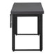 I 7680 Computer Desk - 48"L / Modern Grey / Adj.Height/ Black - Furniture Depot