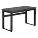 I 7680 Computer Desk - 48"L / Modern Grey / Adj.Height/ Black - Furniture Depot