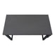 I 7680 Computer Desk - 48"L / Modern Grey / Adj.Height/ Black - Furniture Depot