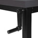 I 7680 Computer Desk - 48"L / Modern Grey / Adj.Height/ Black - Furniture Depot