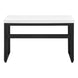 I 7681 Computer Desk - 48"L / White / Adj.Height/ Black Metal - Furniture Depot (7881150890232)