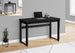 I 7682 Computer Desk - 48"L / Black / Adj.Height/ Black Metal - Furniture Depot