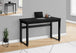 I 7682 Computer Desk - 48"L / Black / Adj.Height/ Black Metal - Furniture Depot