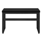 I 7682 Computer Desk - 48"L / Black / Adj.Height/ Black Metal - Furniture Depot