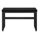 I 7682 Computer Desk - 48"L / Black / Adj.Height/ Black Metal - Furniture Depot