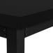 I 7682 Computer Desk - 48"L / Black / Adj.Height/ Black Metal - Furniture Depot