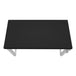 I 7684 Computer Desk - 48"L / Black / Adj.Height/ Silver Metal - Furniture Depot (7881151512824)