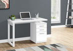 I 7690 Computer Desk - 48"L / White Left Or Right Facing - Furniture Depot
