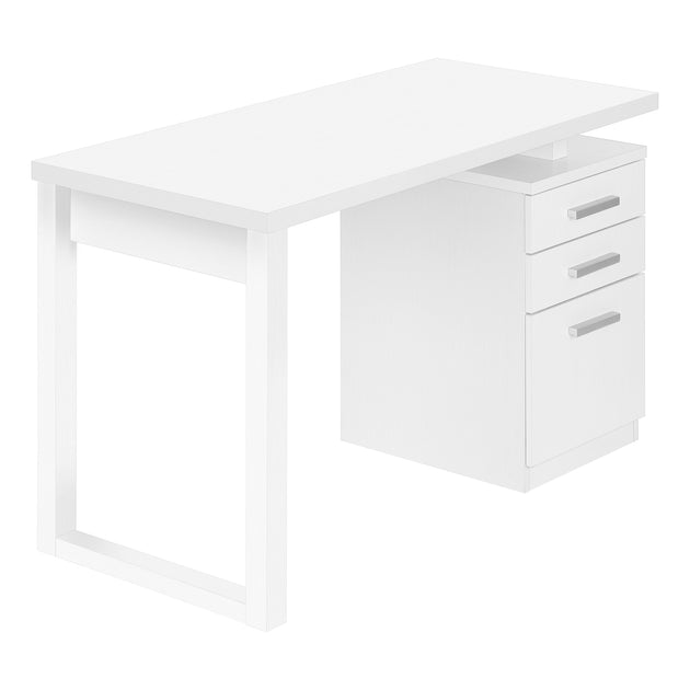 I 7690 Computer Desk - 48"L / White Left Or Right Facing - Furniture Depot
