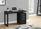 I 7691 Computer Desk - 48"L / Black Left Or Right Facing - Furniture Depot