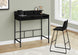 I 7700 Computer Desk - 48"L / Black / Black Standing Height - Furniture Depot