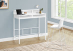 I 7701 Computer Desk - 48"L / White / White Standing Height - Furniture Depot