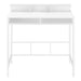 I 7701 Computer Desk - 48"L / White / White Standing Height - Furniture Depot