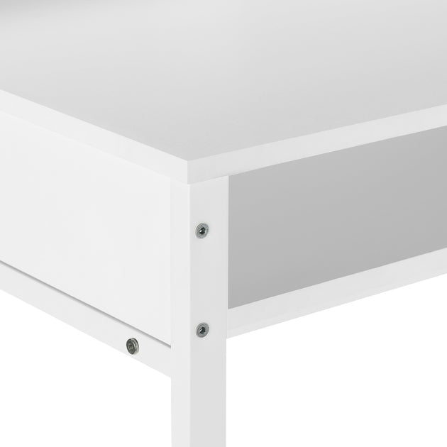 I 7701 Computer Desk - 48"L / White / White Standing Height - Furniture Depot