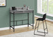 I 7703 Computer Desk - 48"L / Grey / Black Standing Height - Furniture Depot