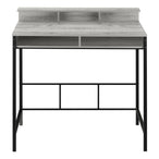 I 7703 Computer Desk - 48"L / Grey / Black Standing Height - Furniture Depot