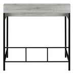 I 7703 Computer Desk - 48"L / Grey / Black Standing Height - Furniture Depot