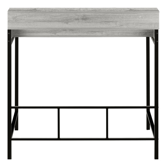 I 7703 Computer Desk - 48"L / Grey / Black Standing Height - Furniture Depot