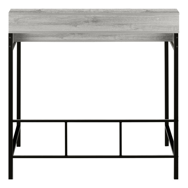 I 7703 Computer Desk - 48"L / Grey / Black Standing Height - Furniture Depot