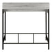 I 7703 Computer Desk - 48"L / Grey / Black Standing Height - Furniture Depot