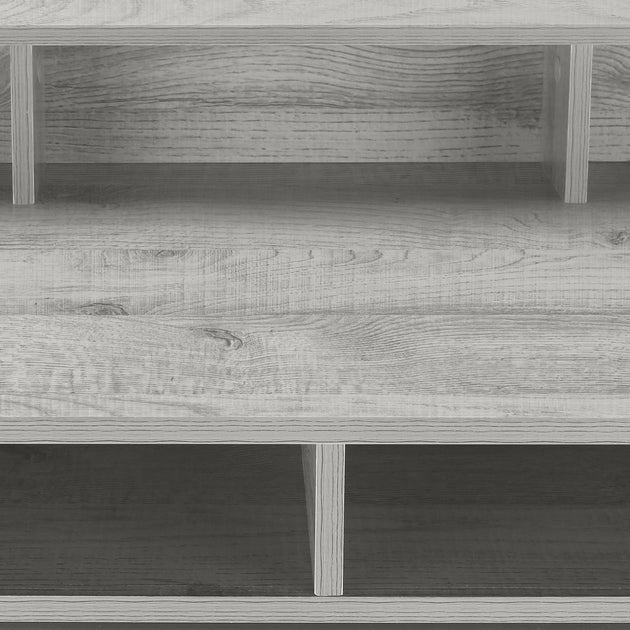 I 7703 Computer Desk - 48"L / Grey / Black Standing Height - Furniture Depot