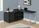 I 7717 Computer Desk - 72"L Black / Silver Executive Corner - Furniture Depot (7881153315064)