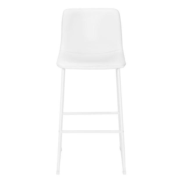I 7750 Office Chair - White Leather-Look / Stand-Up Desk - Furniture Depot (7881153970424)