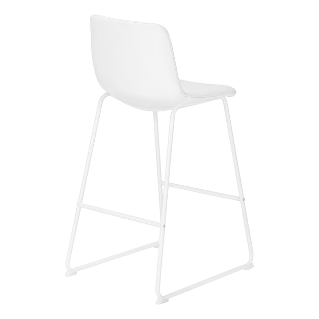 I 7750 Office Chair - White Leather-Look / Stand-Up Desk - Furniture Depot (7881153970424)