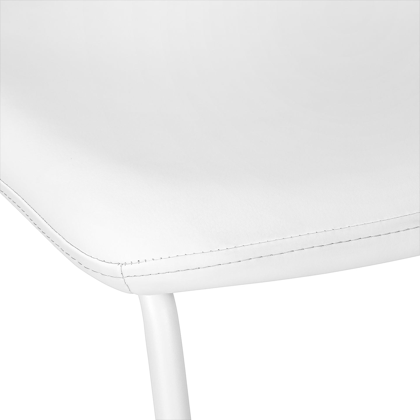 I 7750 Office Chair - White Leather-Look / Stand-Up Desk - Furniture Depot (7881153970424)