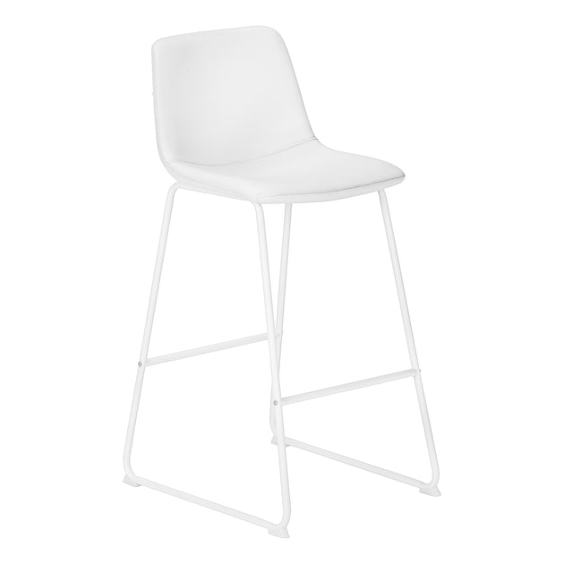 I 7750 Office Chair - White Leather-Look / Stand-Up Desk - Furniture Depot (7881153970424)