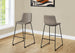 I 7751 Office Chair - Taupe Leather-Look / Stand-Up Desk - Furniture Depot